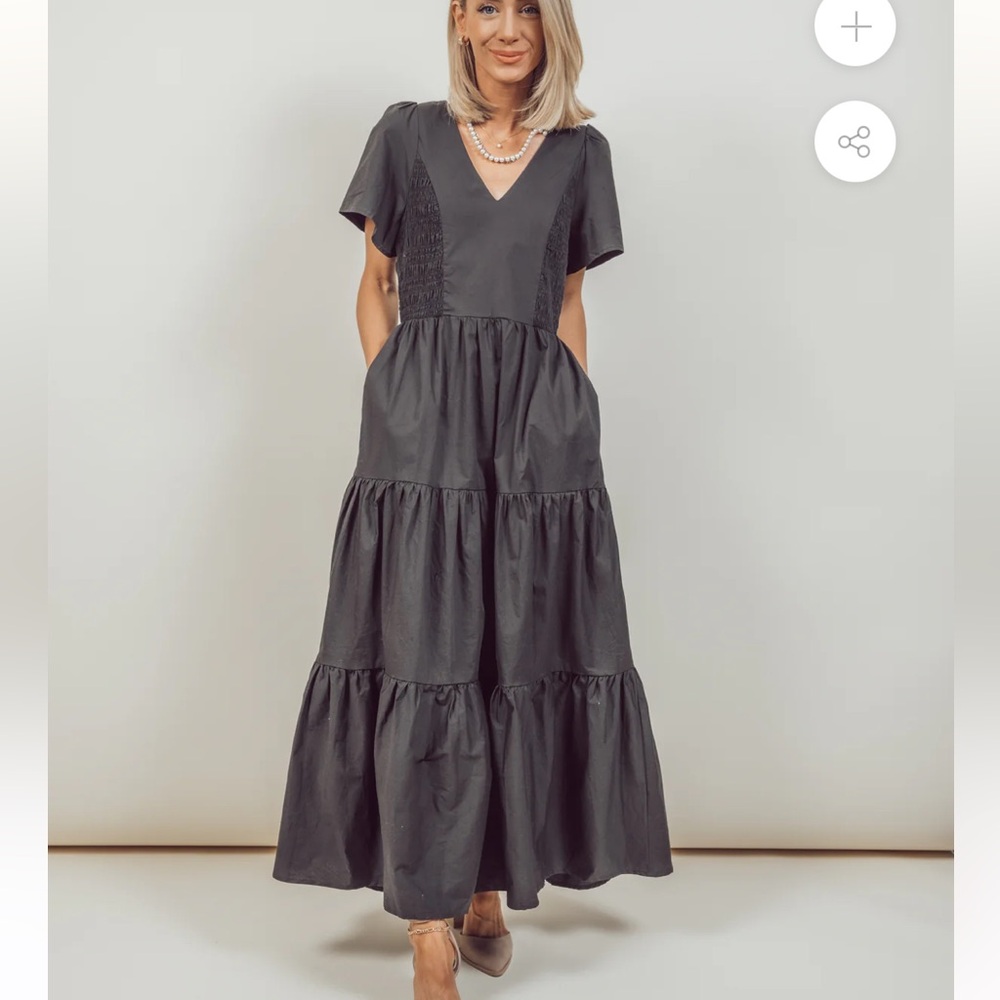Shop Stevie Alexis Tiered Dress in size XL